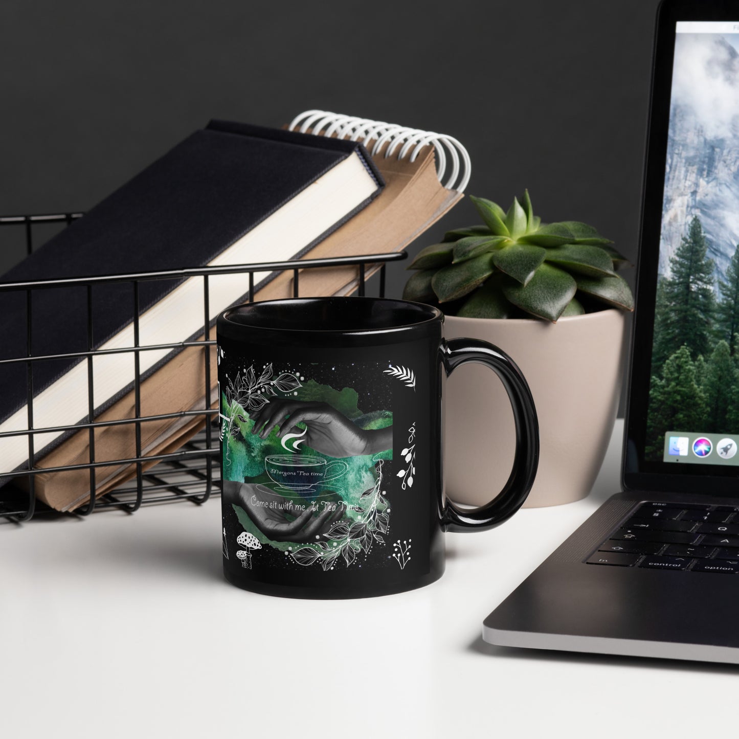 Black Glossy Mug