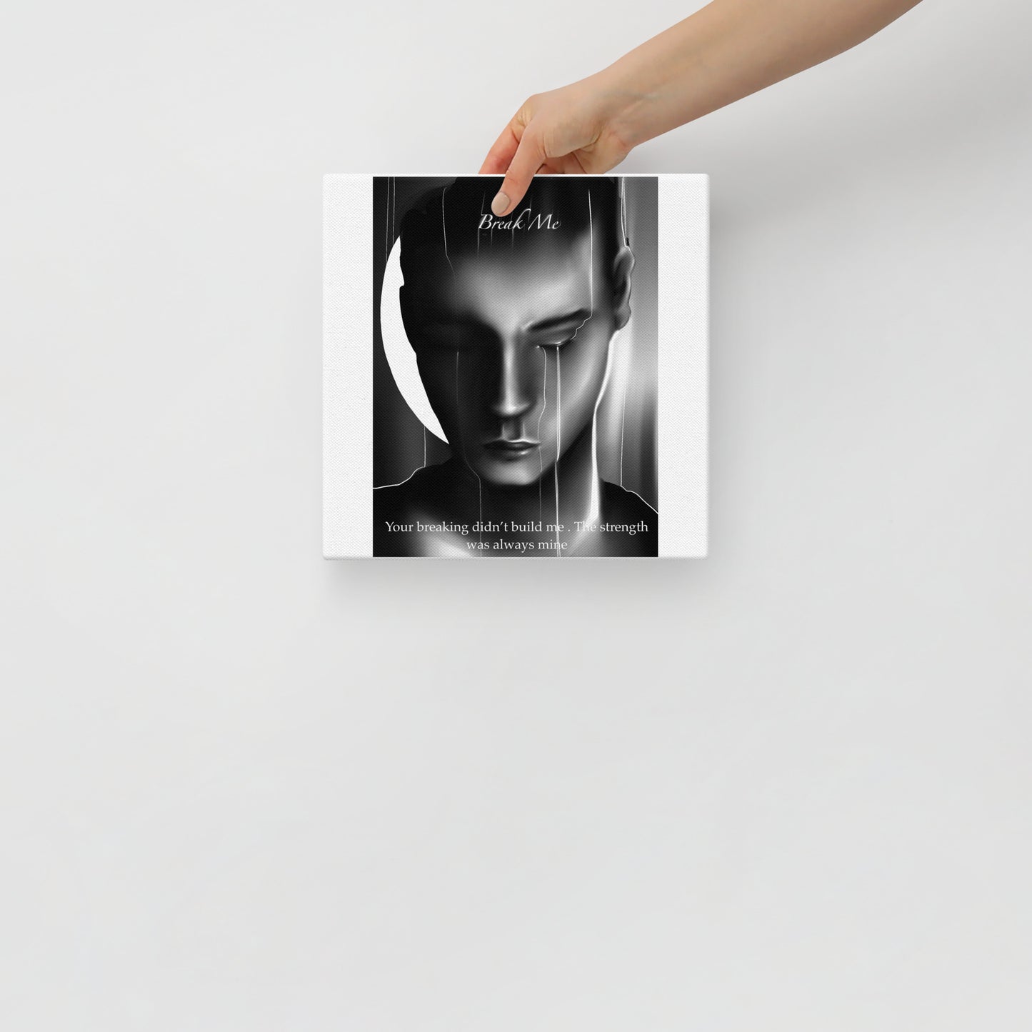 Break me : wall art canvas print