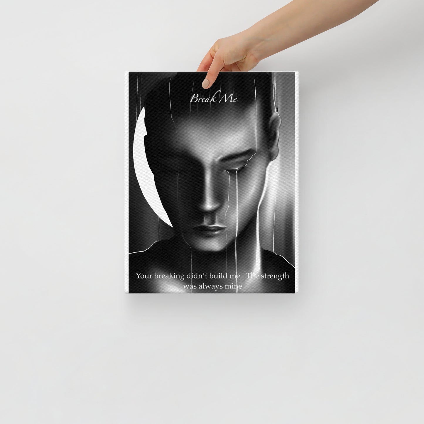 Break me : wall art canvas print