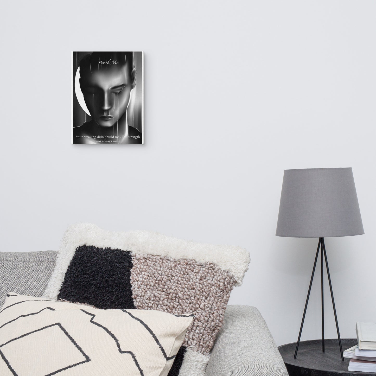 Break me : wall art canvas print