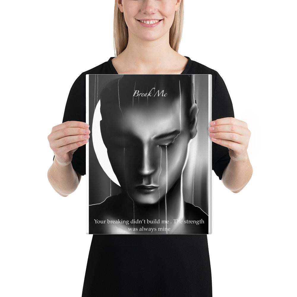 Break me : wall art canvas print