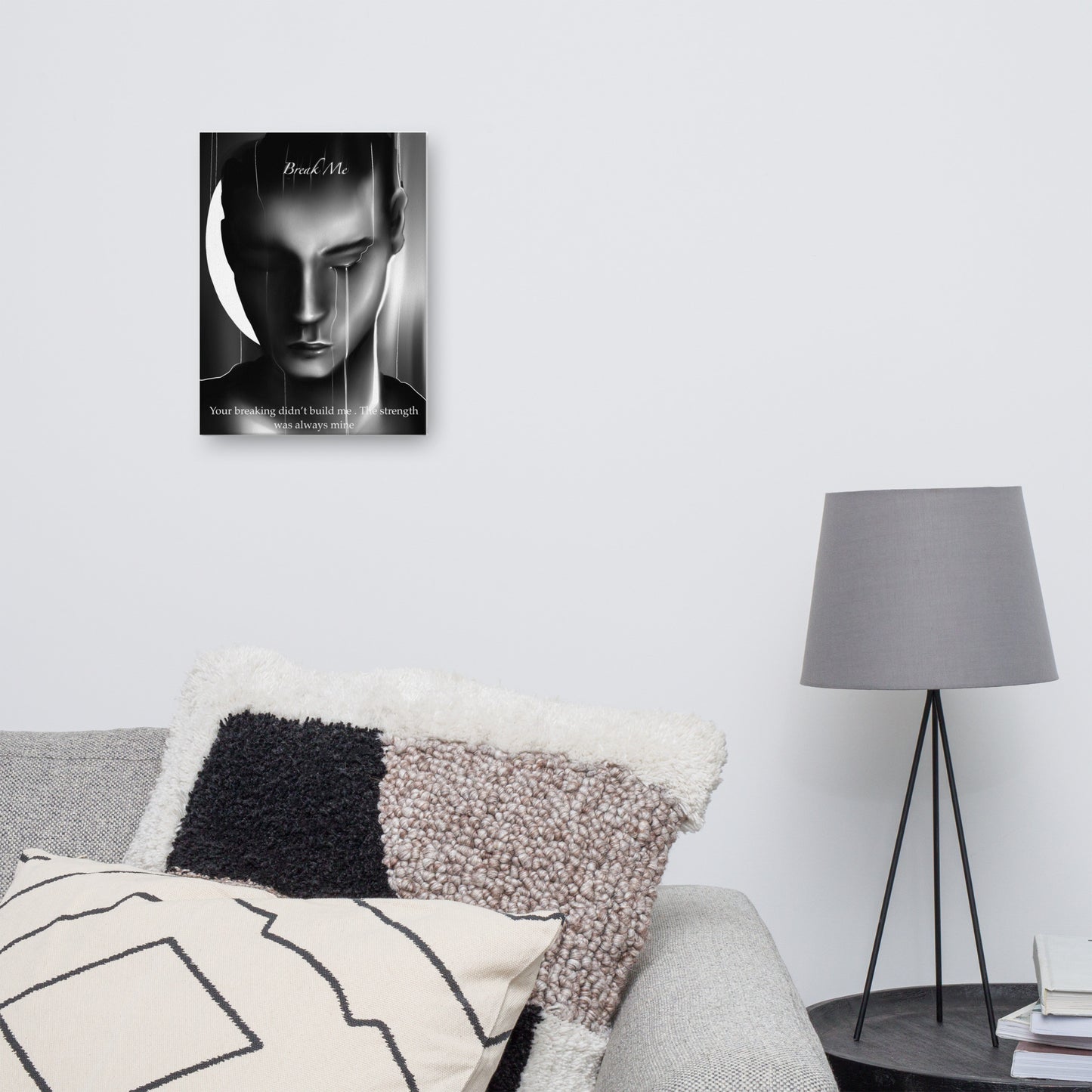 Break me : wall art canvas print