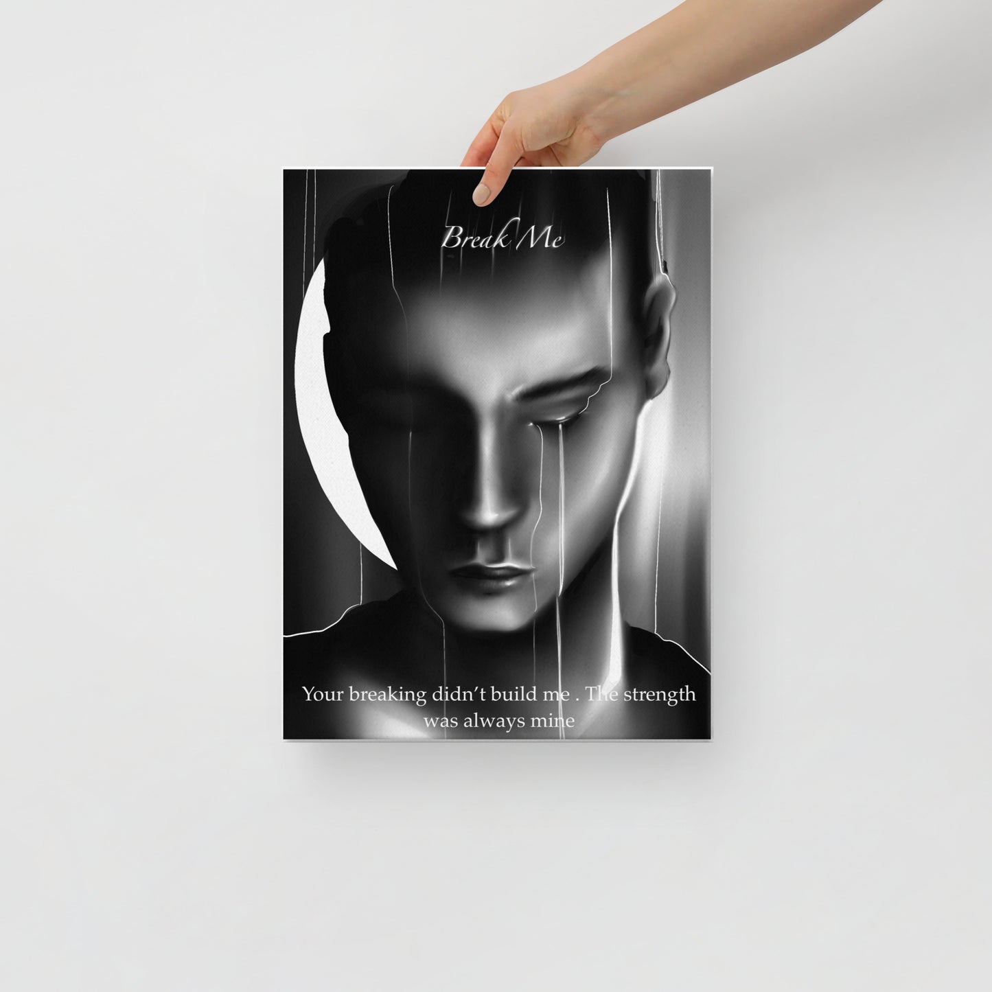 Break me : wall art canvas print