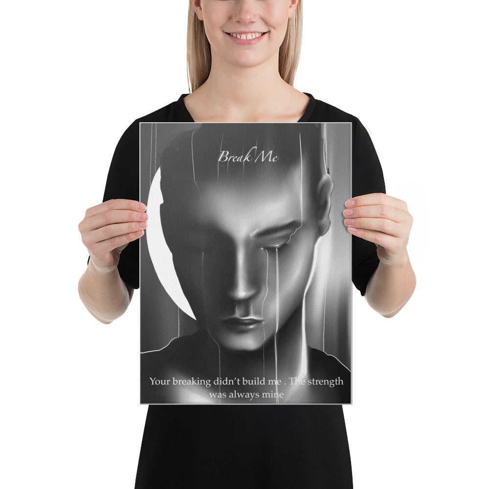 Break me : wall art canvas print