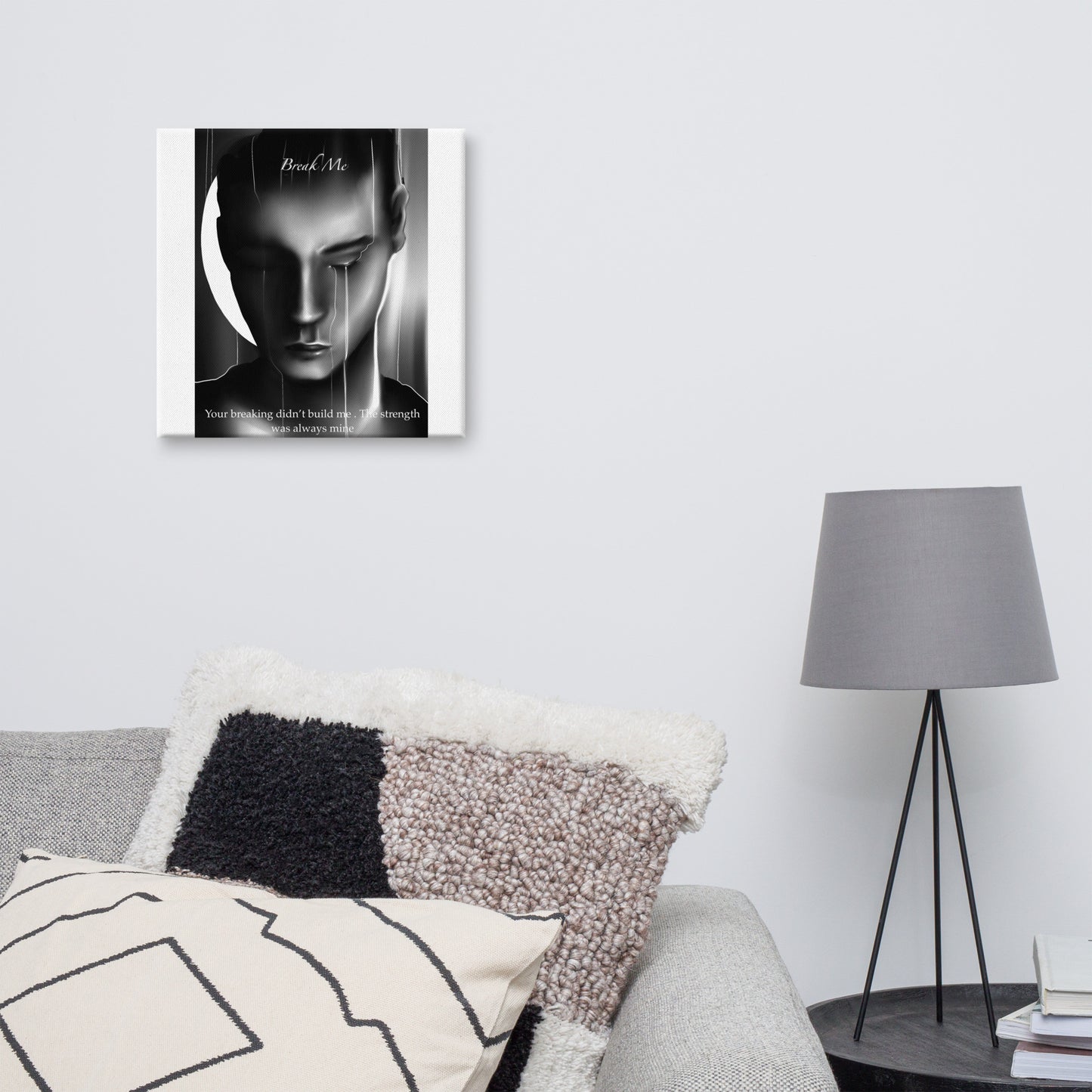 Break me : wall art canvas print