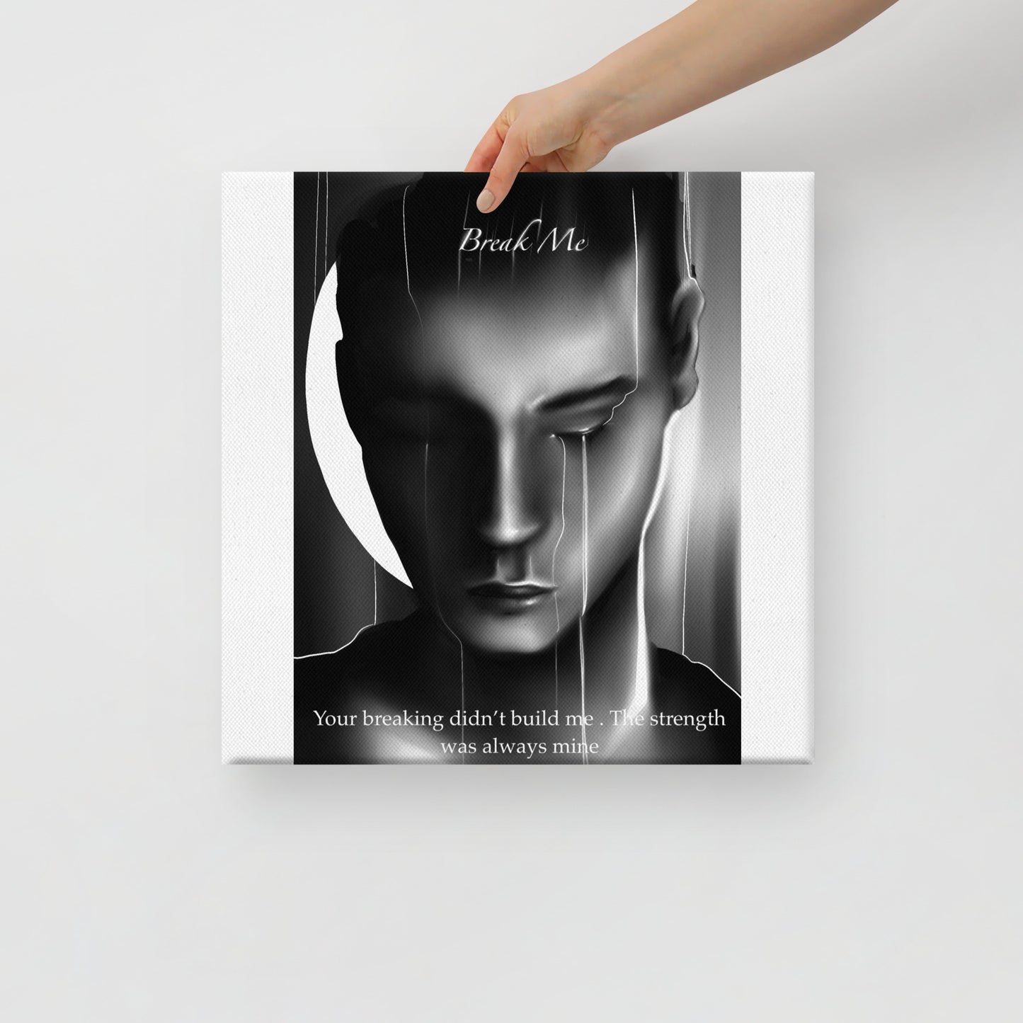 Break me : wall art canvas print