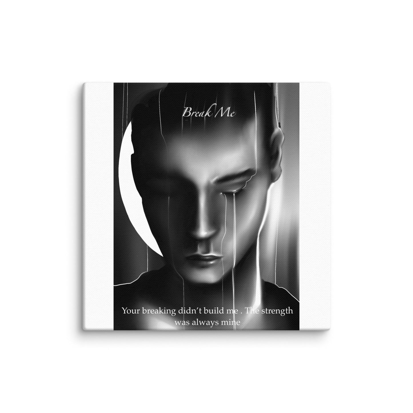 Break me : wall art canvas print