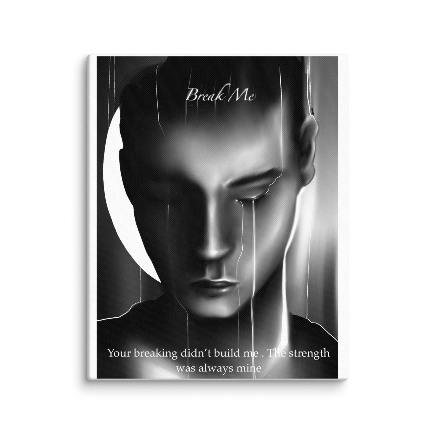 Break me : wall art canvas print