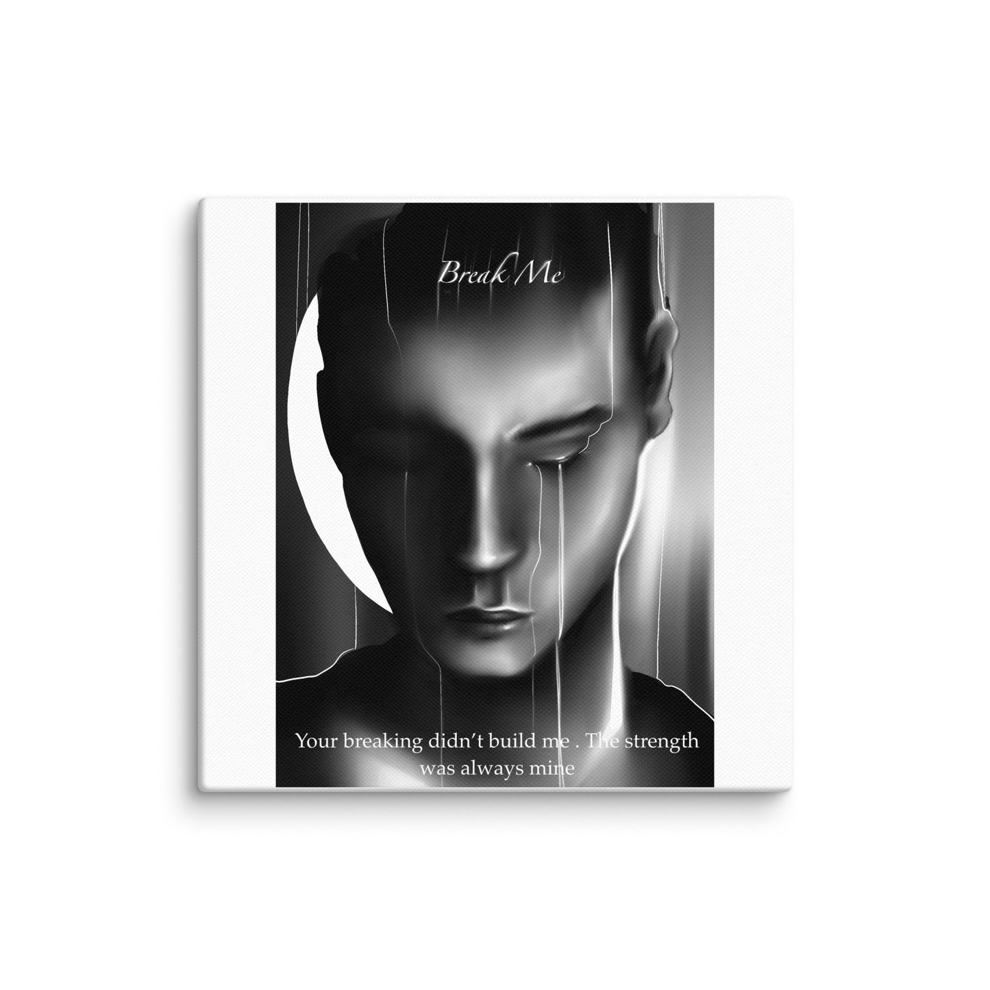 Break me : wall art canvas print