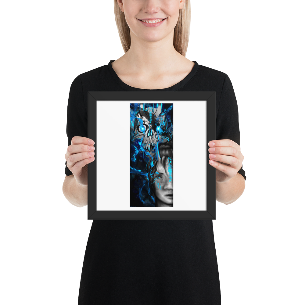 Demon Enhanced Matte Paper Framed Poster