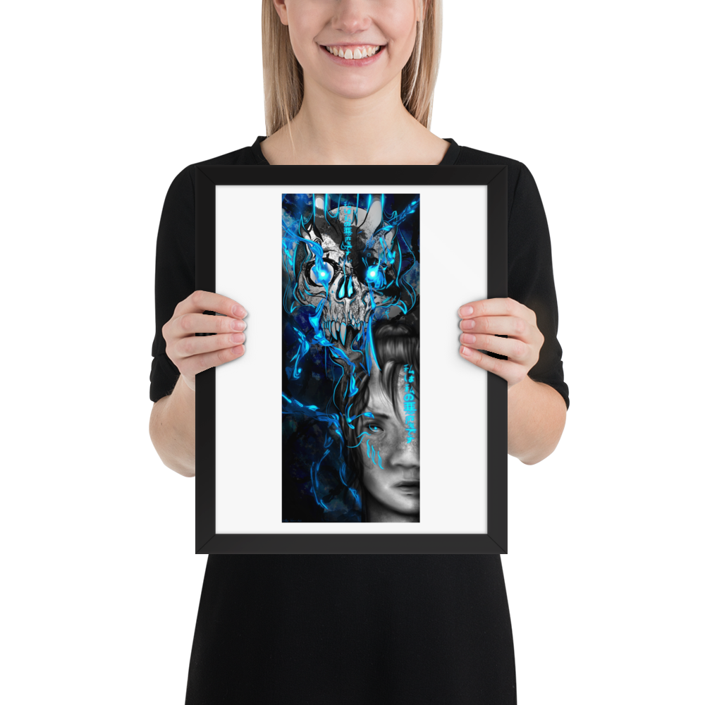 Demon Enhanced Matte Paper Framed Poster