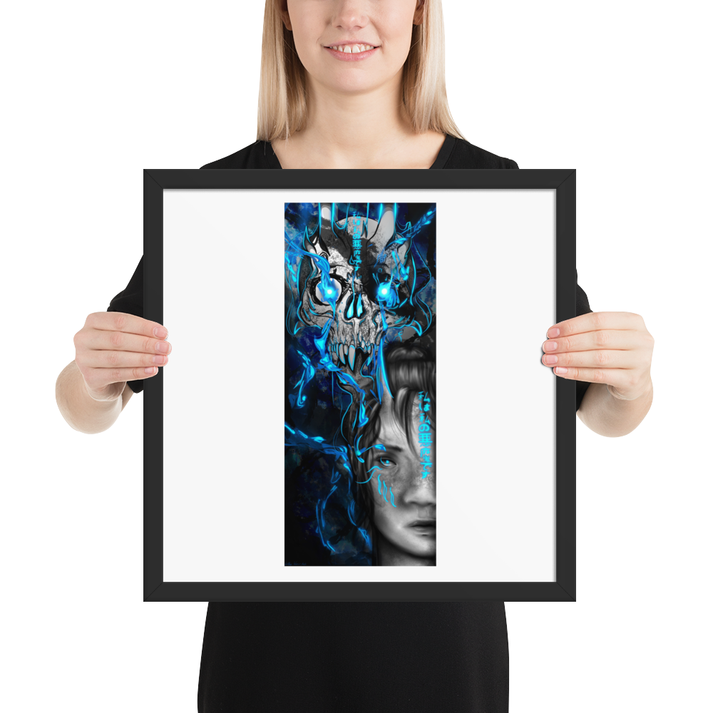 Demon Enhanced Matte Paper Framed Poster