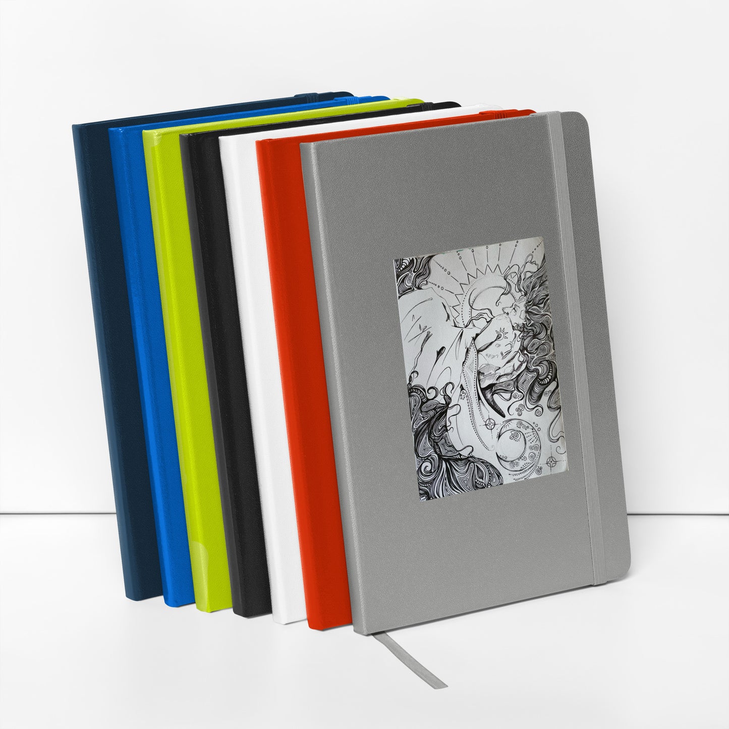Hardcover bound notebook