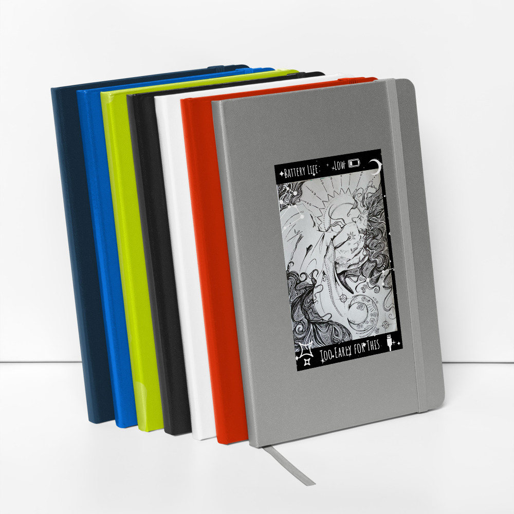 Hardcover bound notebook
