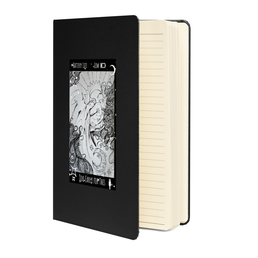 Hardcover bound notebook