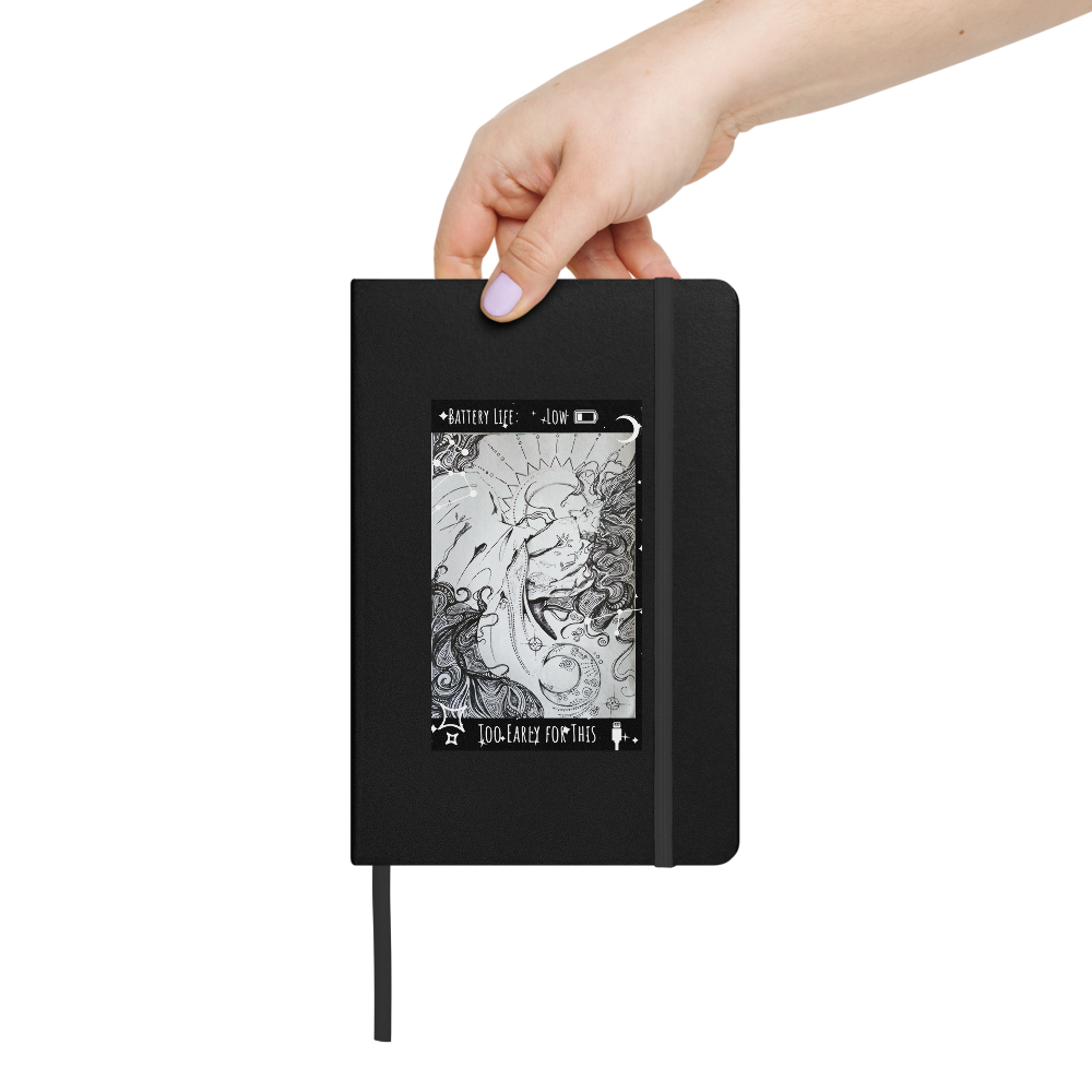 Hardcover bound notebook