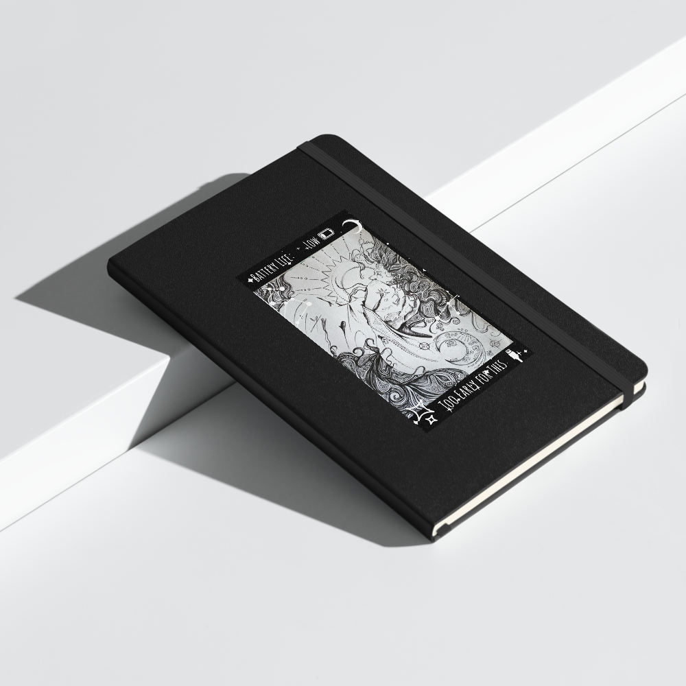 Hardcover bound notebook