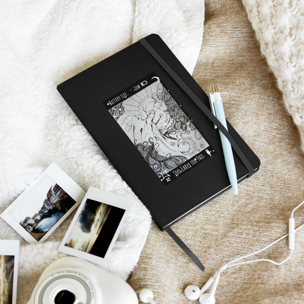 Hardcover bound notebook