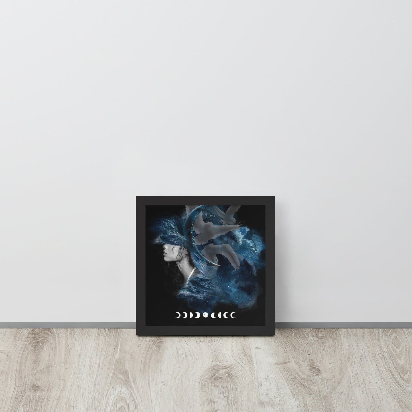 Framed photo paper poster