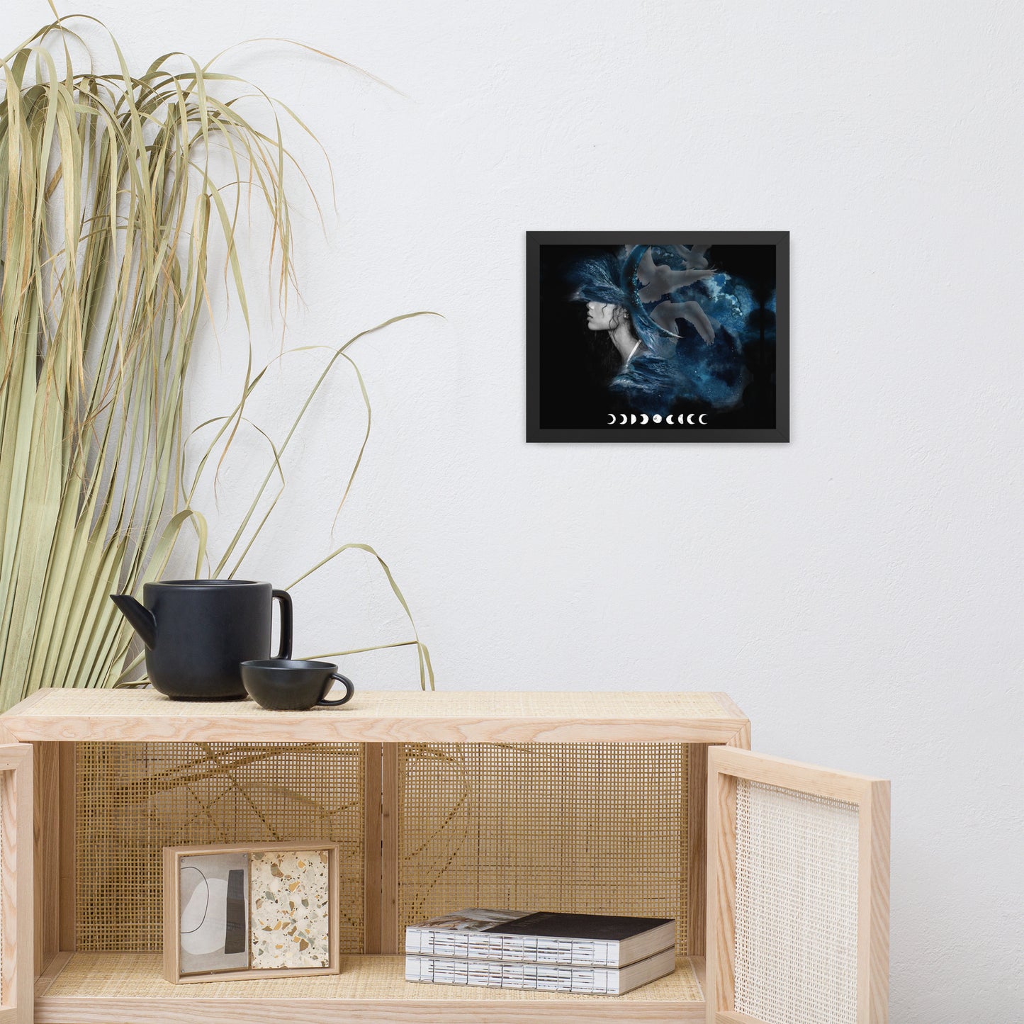 Framed photo paper poster