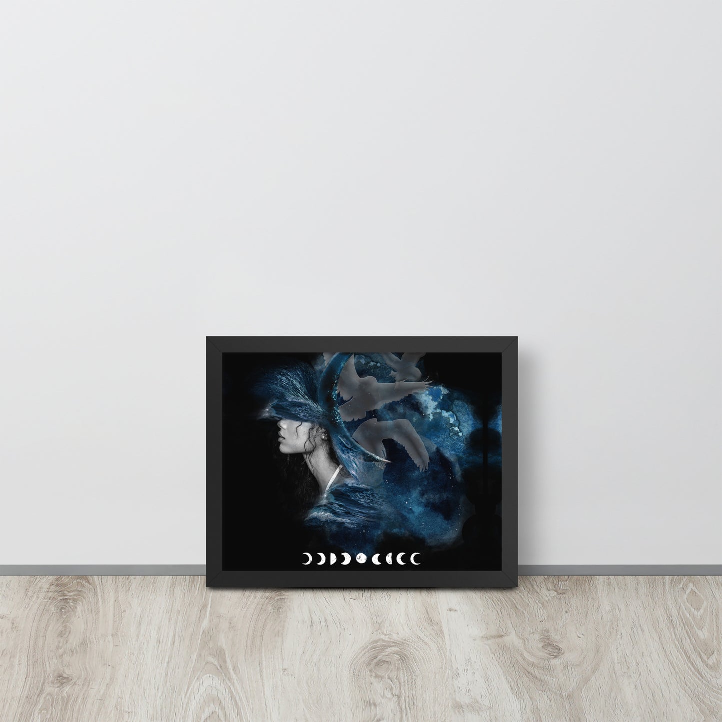 Framed photo paper poster