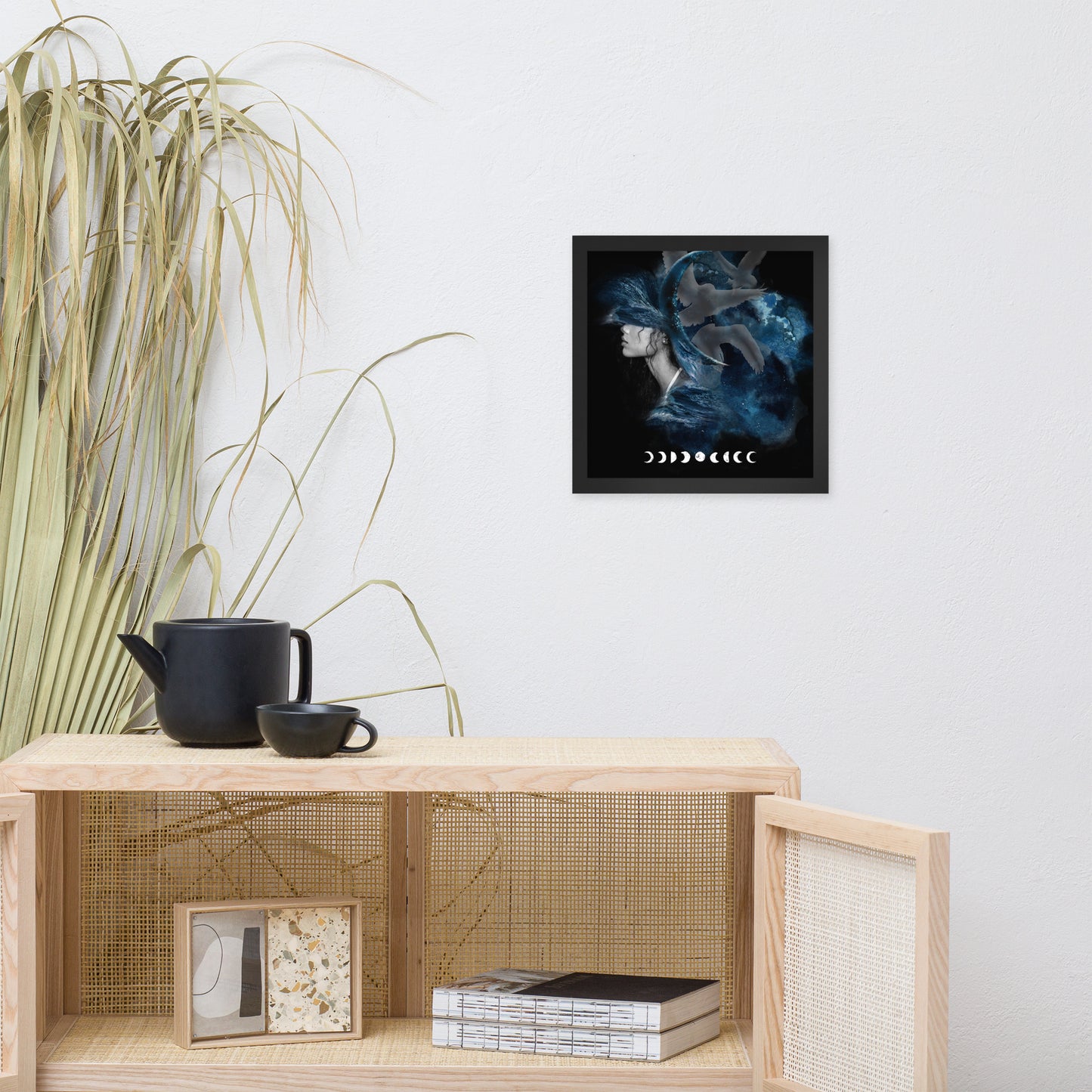 Framed photo paper poster