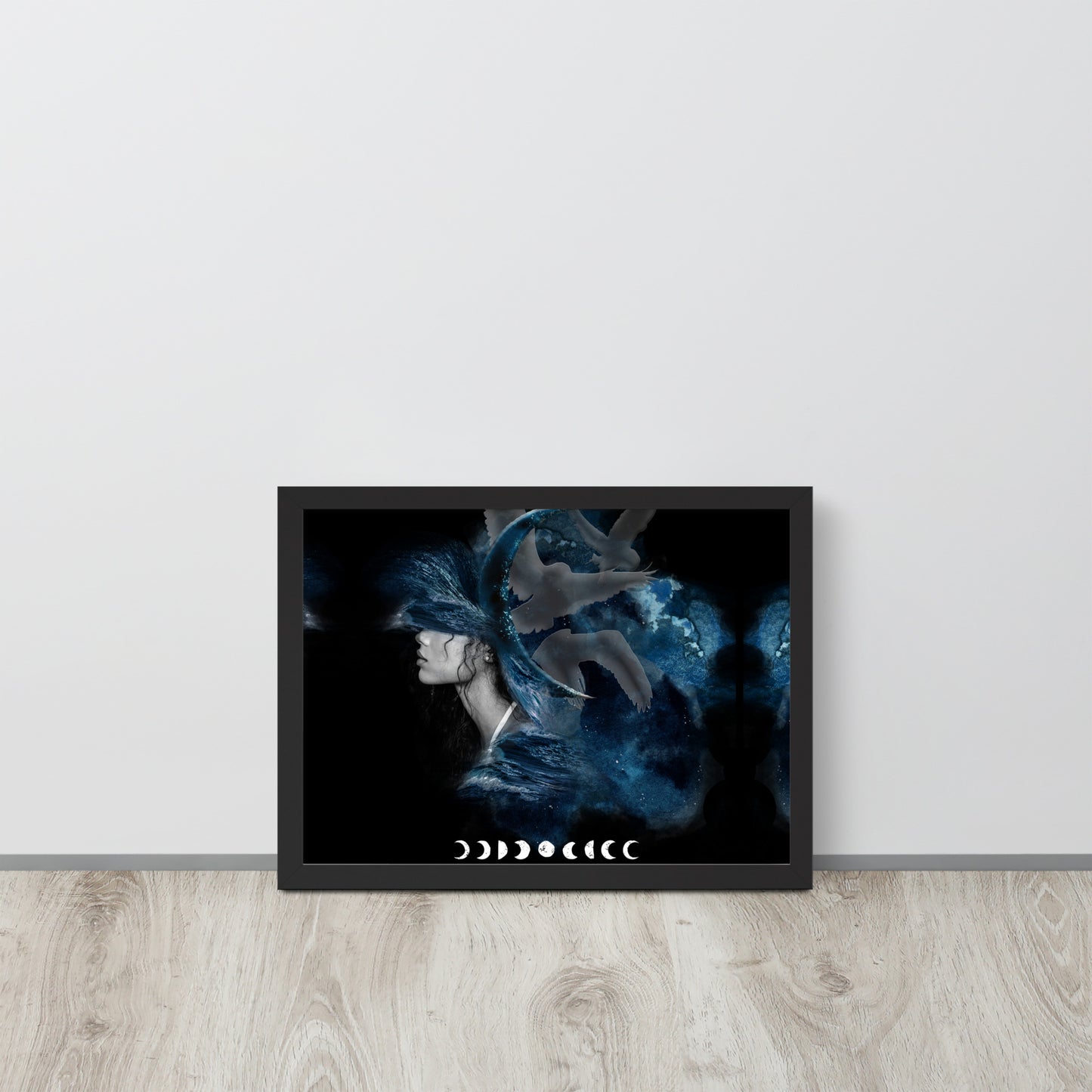 Framed photo paper poster