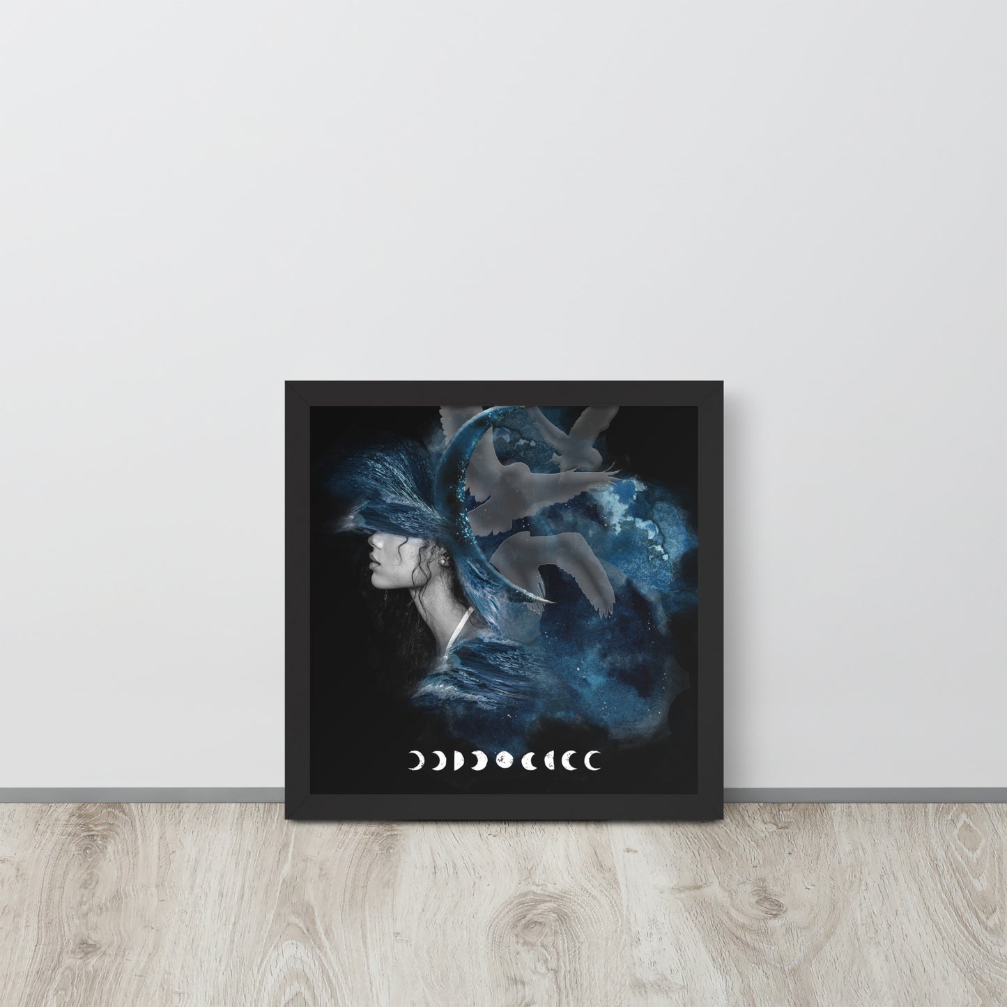 Framed photo paper poster