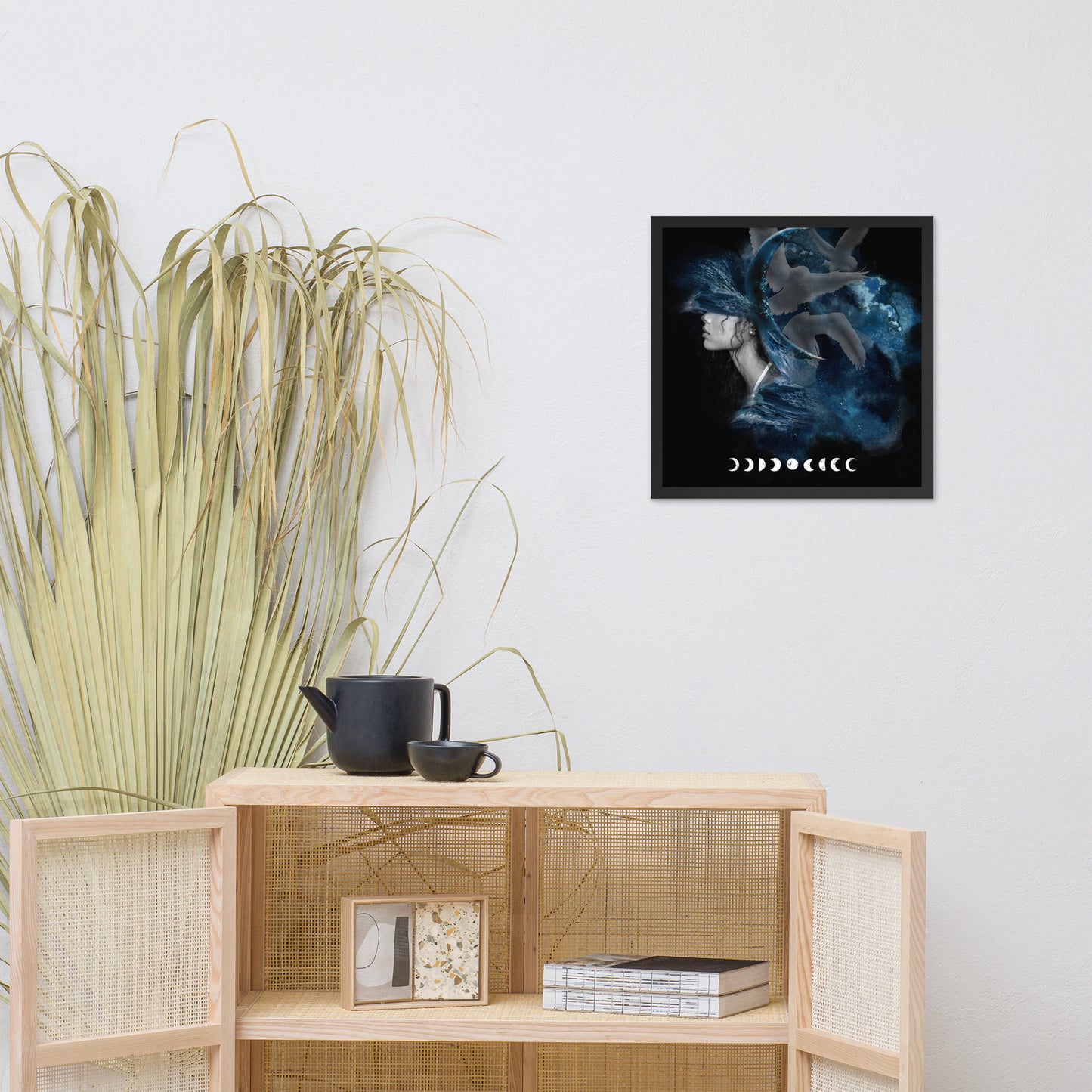 Framed photo paper poster
