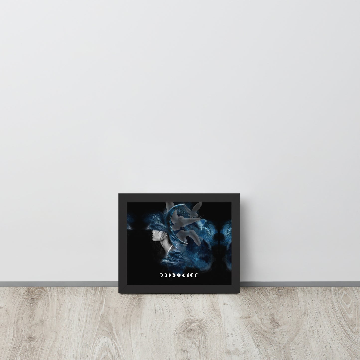 Framed photo paper poster