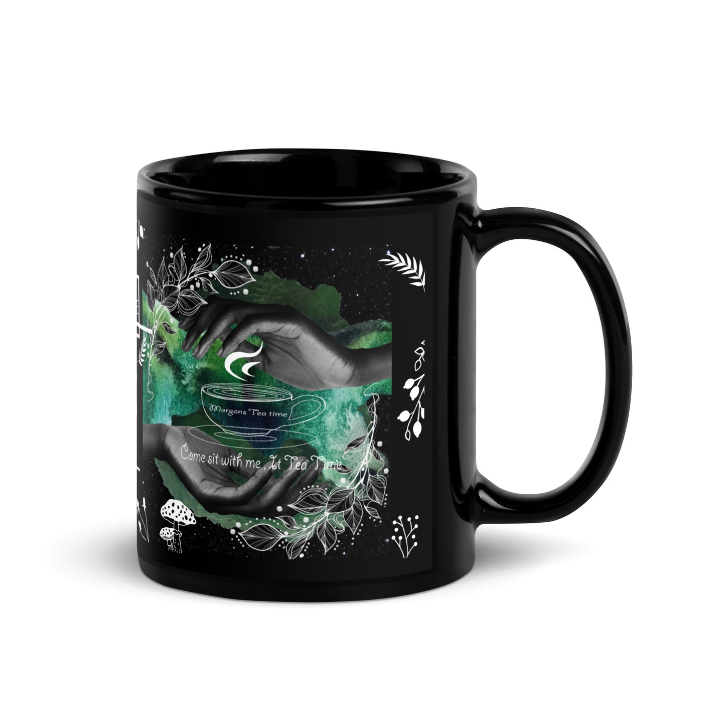 Black Glossy Mug