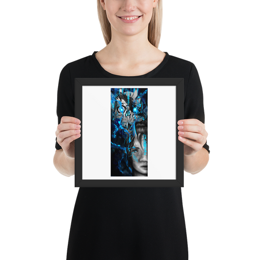 Demon Enhanced Matte Paper Framed Poster
