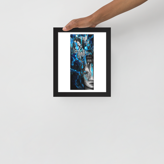 Demon Enhanced Matte Paper Framed Poster
