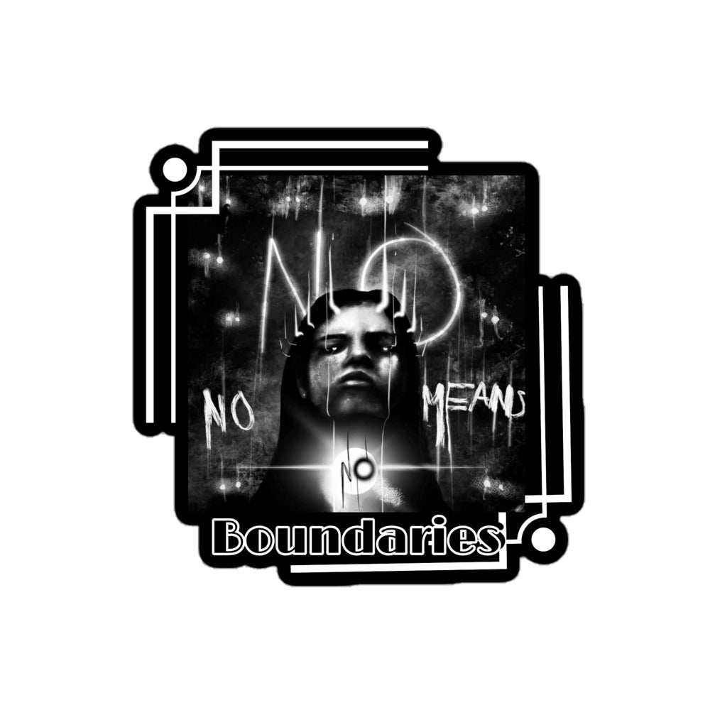 No Means No - Bubble-free stickers